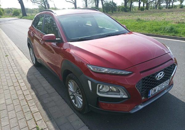 Hyundai Kona cena 83500 przebieg: 23000, rok produkcji 2020 z Wrocław małe 121